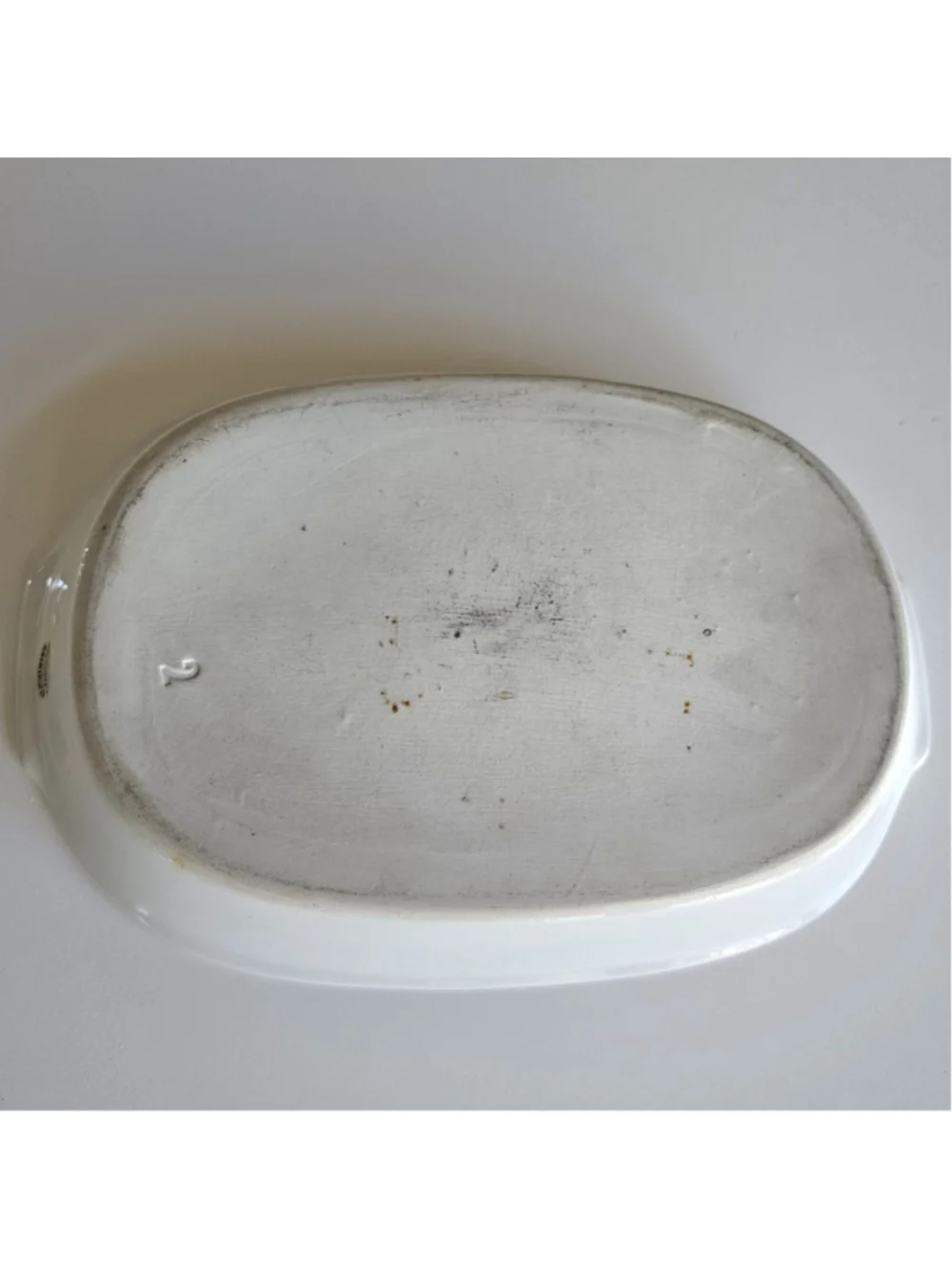 Haviland Limoges Aluminite Frugier Oval Casserole Baker Dish, Onion Harvest 9.5
